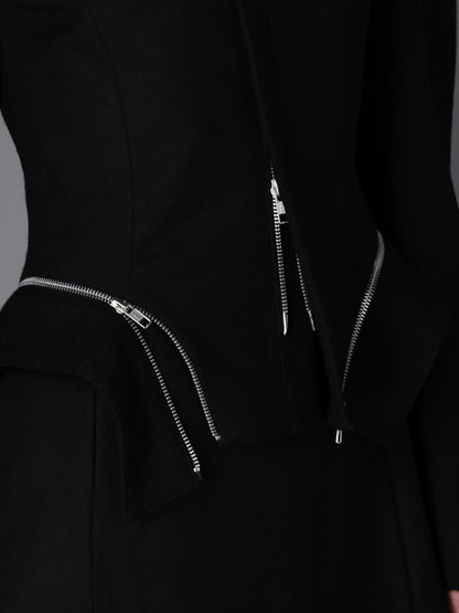 W/ SERGE  ZIP PANEL BLOUSON
