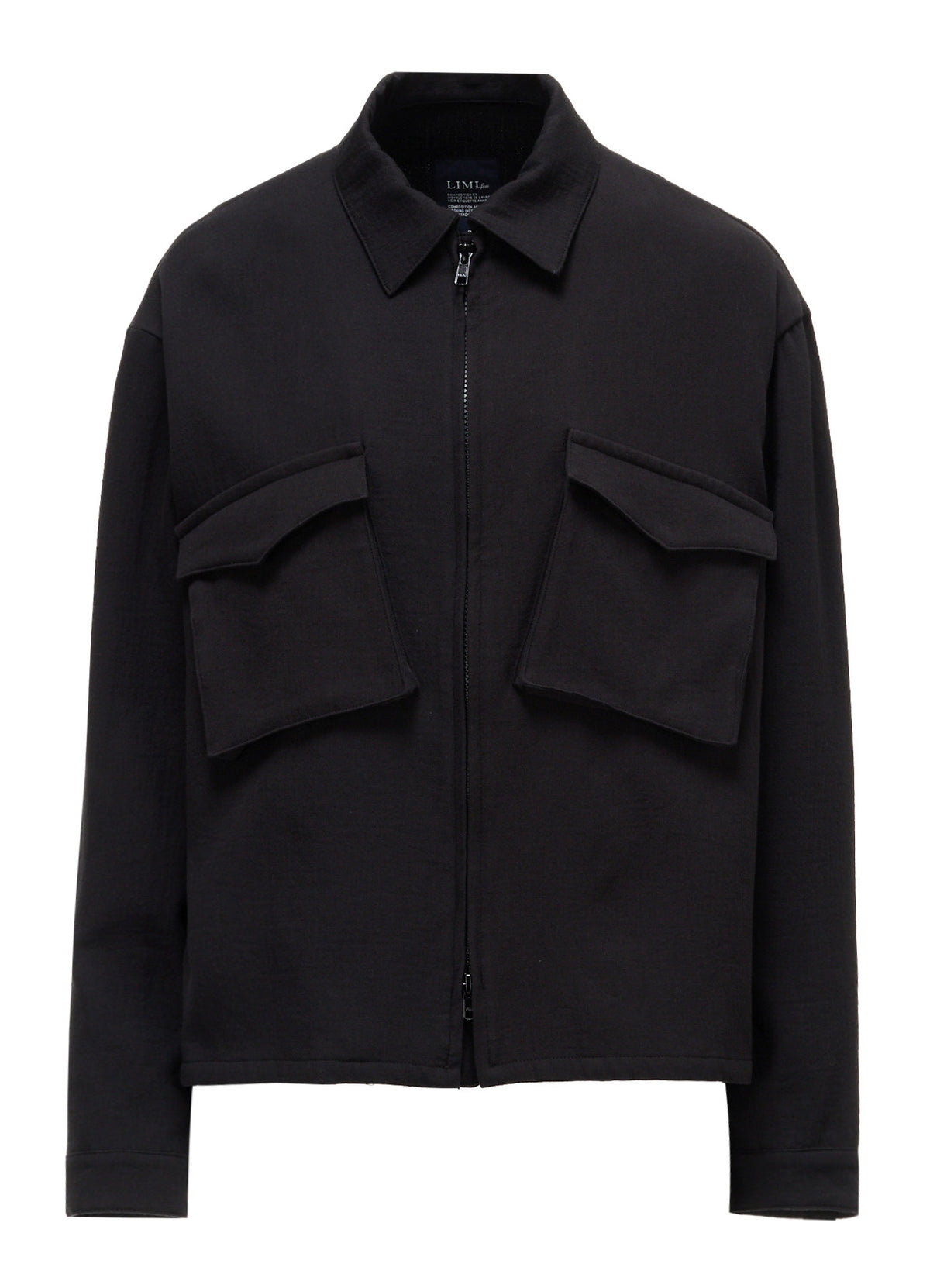DOUBLE CLOTH FLAP POCKETS ZIP BLOUSON