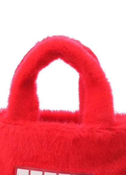 Fake Fur Silicon Keyboard Bag