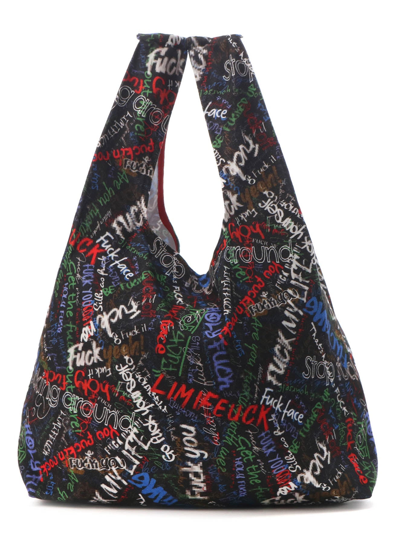 Mosaic FU*K Print Cotton Shopping Bag