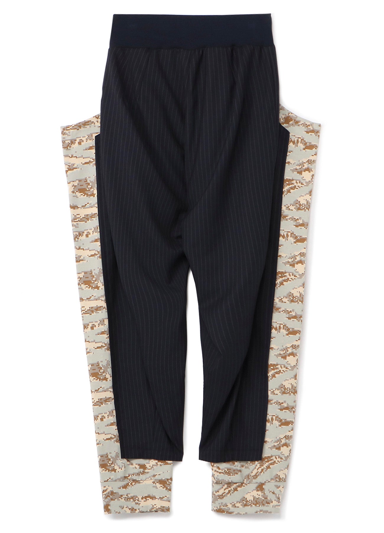 W/Pe Stripe Panel Design Pants