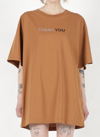 Fu*k You Print Oversized T-Shirt