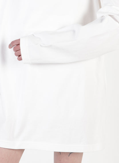 THE SHITS Embroidery Oversized Long T-Shirt