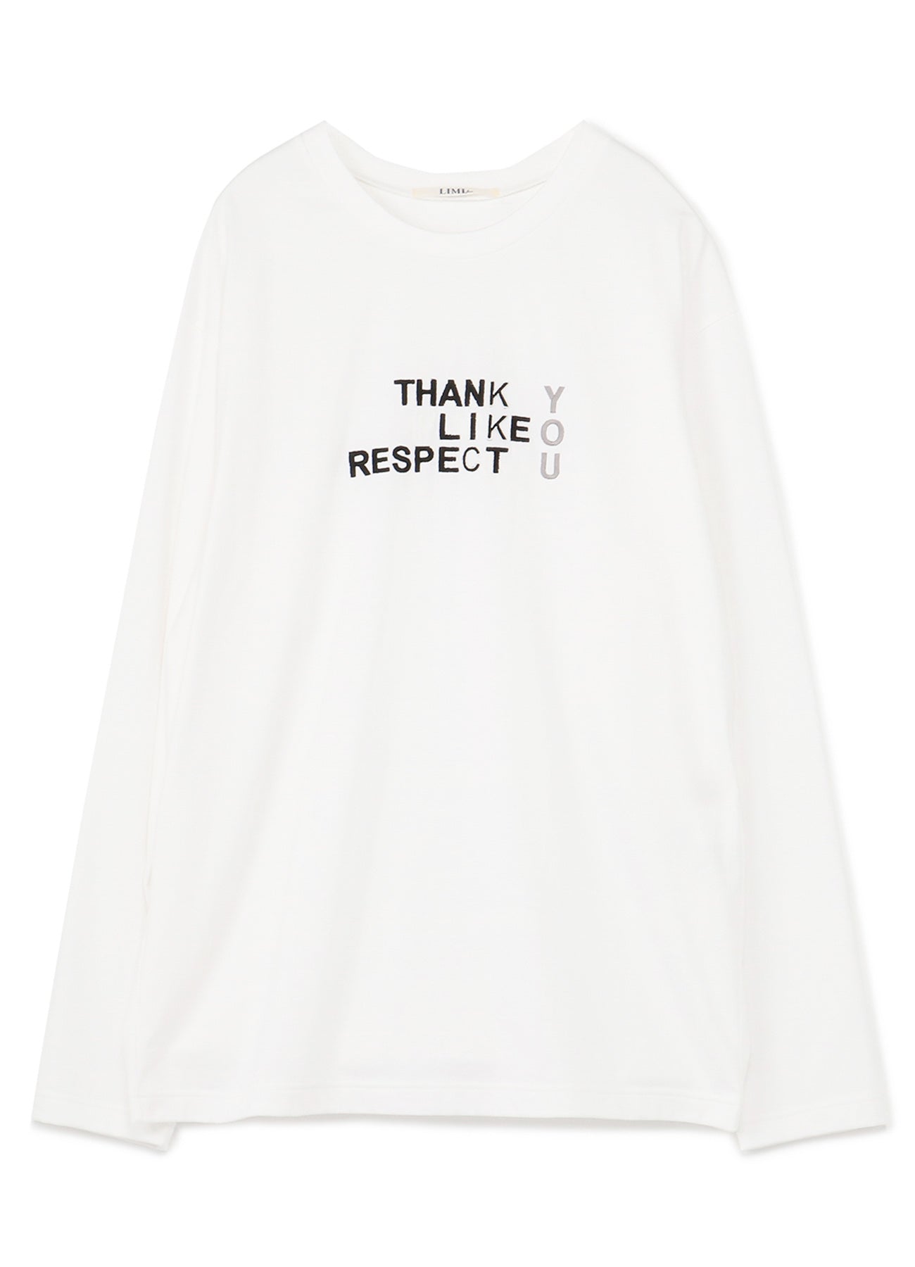 FU*K YOU Embroidery Oversized Long T-Shirt