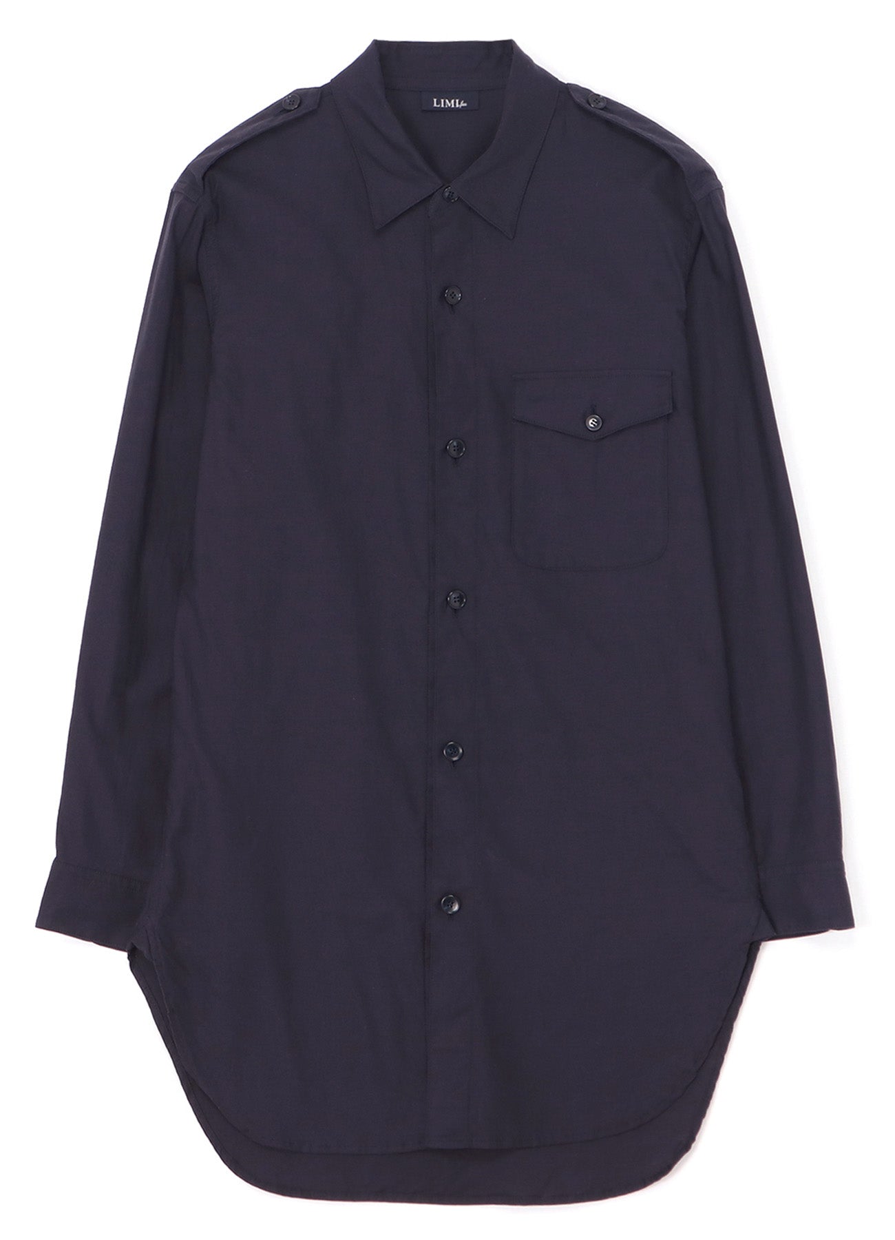 COTTON TWILL SHIRT WITH EPAULETTES