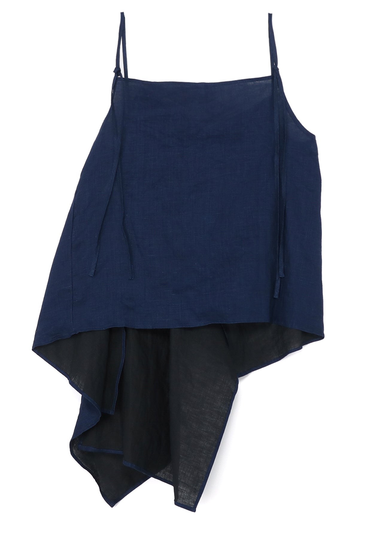 INDIGO + JAPANESE INK ASYMMETRIC CAMISOLE BLOUSE