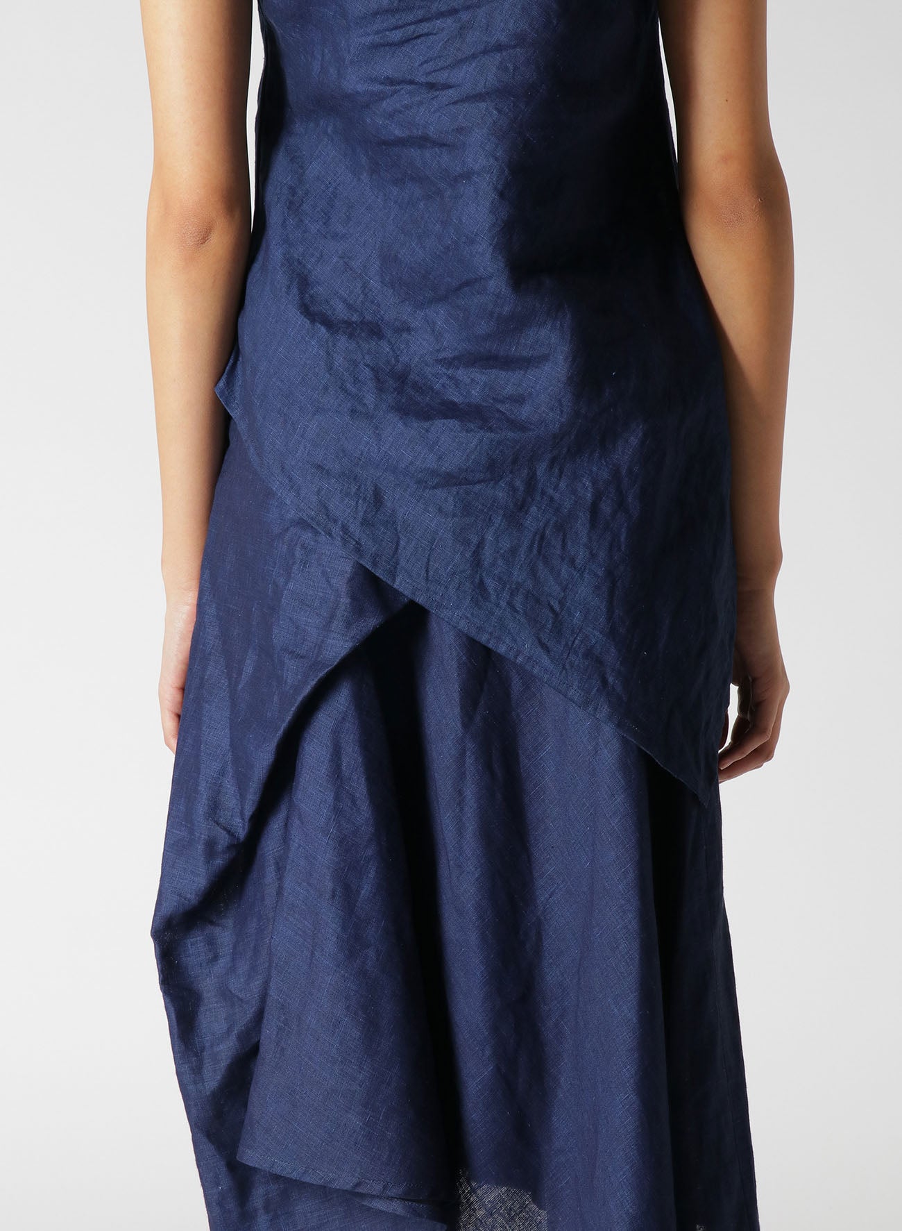 INDIGO + JAPANESE INK SLEEVELESS BLOUSE