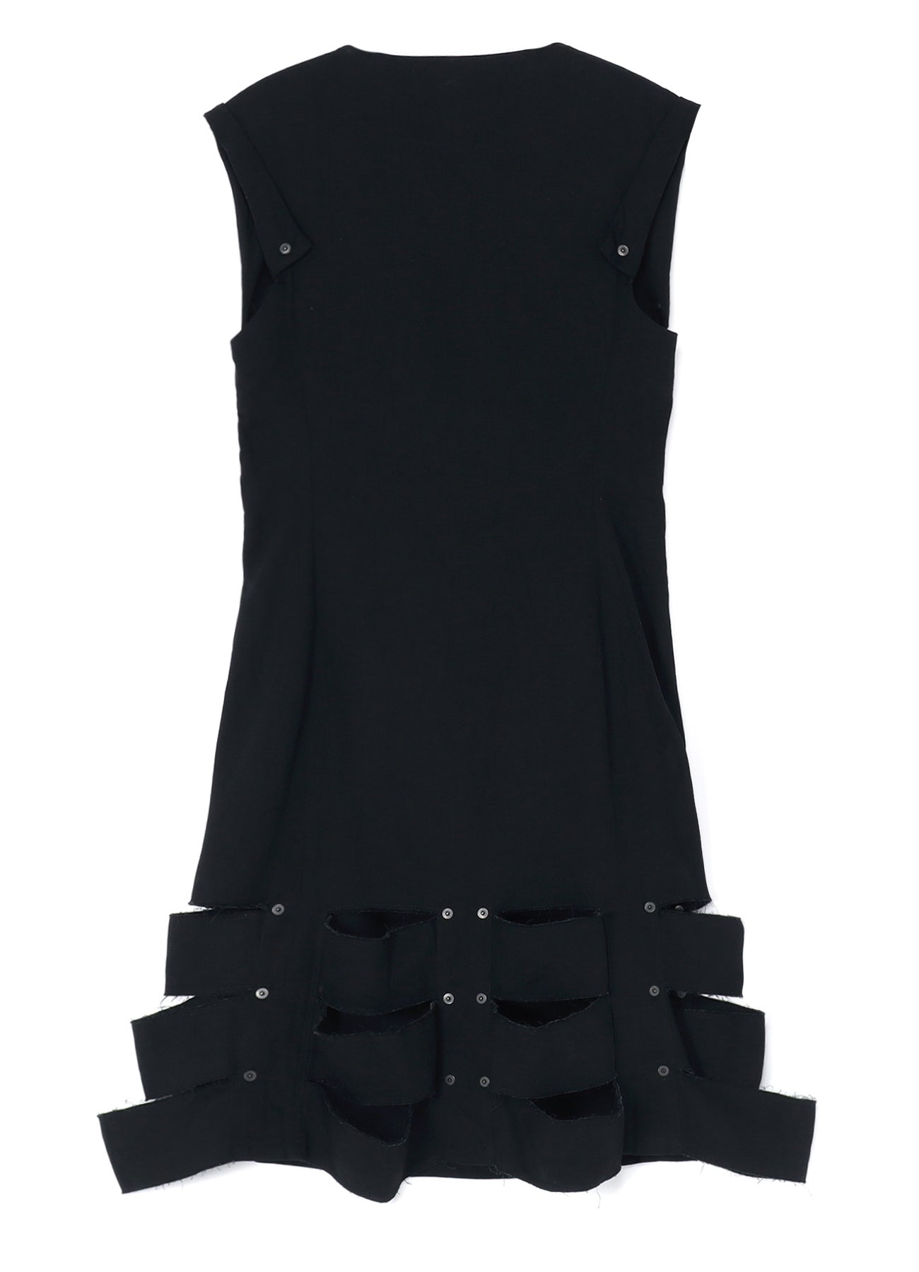 SLIM FIT DENIM DRESS WITH CUTOUT DETAILS A