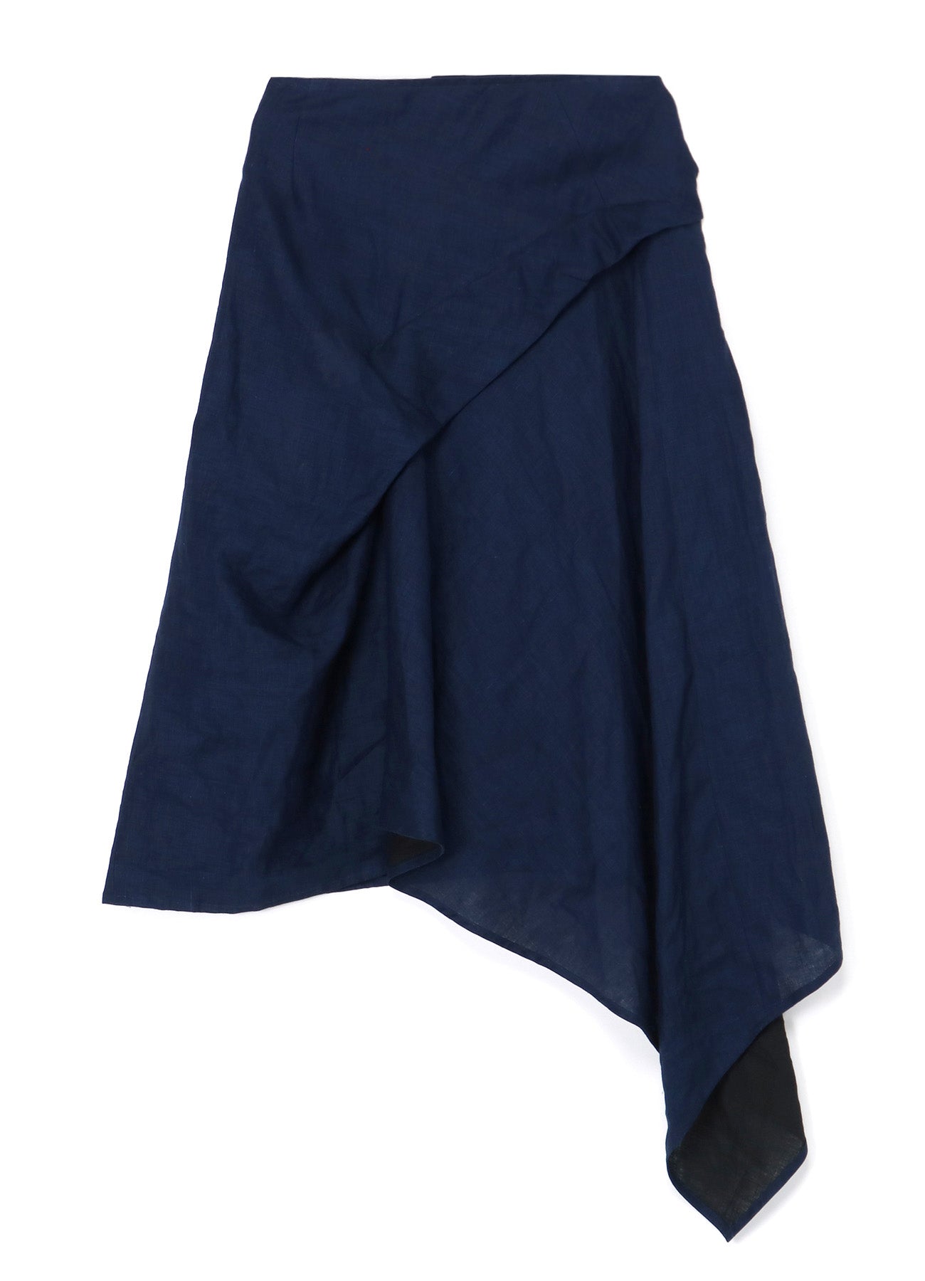 INDIGO + JAPANESE INK WRAP SKIRT