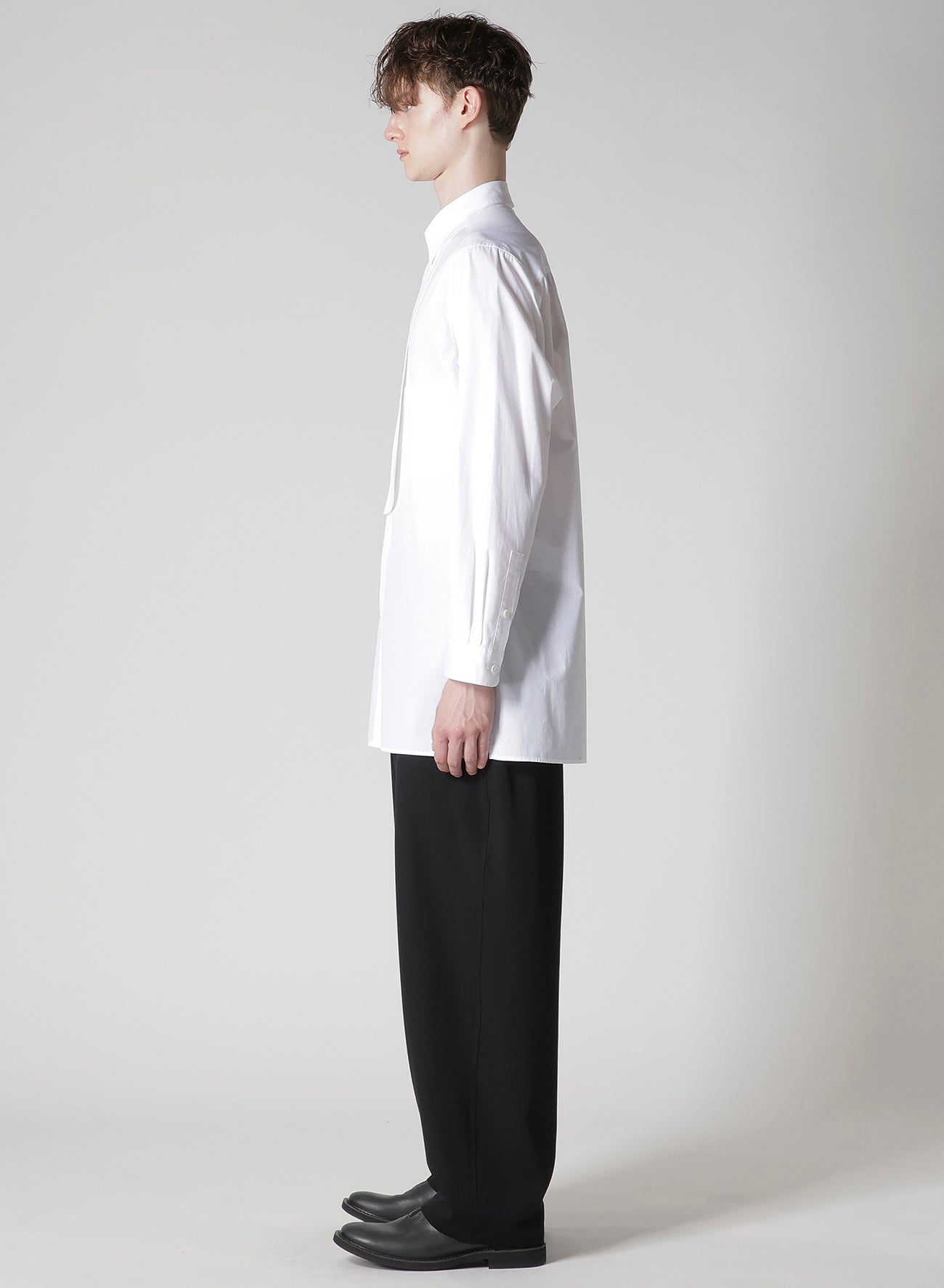100/2 BROAD SHIRT WITH FRONT LEFT LAYER