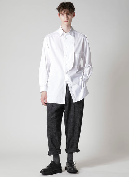 100/2 BROAD SHIRT WITH FRONT LEFT LAYER