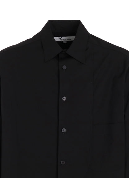 100/2 BROAD SHIRT WITH FRONT LEFT LAYER