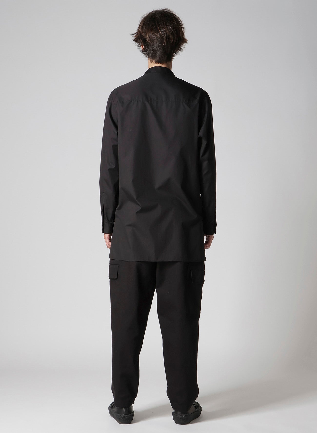 100/2 BROAD OPEN COLLAR SHIRT WITH LEFT CHEST POCKET