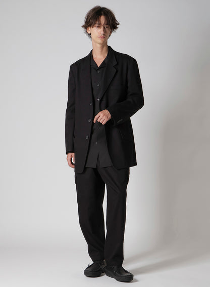 100/2 BROAD OPEN COLLAR SHIRT WITH LEFT CHEST POCKET