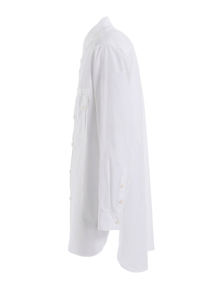 100/2 BROAD SHIRT WITH DOUBLE CHEST PATCH POCKETS