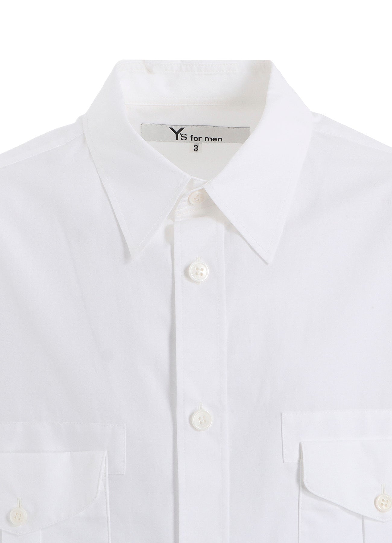 100/2 BROAD SHIRT WITH DOUBLE CHEST PATCH POCKETS