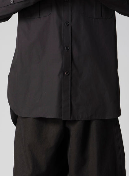 100/2 BROAD SHIRT WITH DOUBLE CHEST PATCH POCKETS