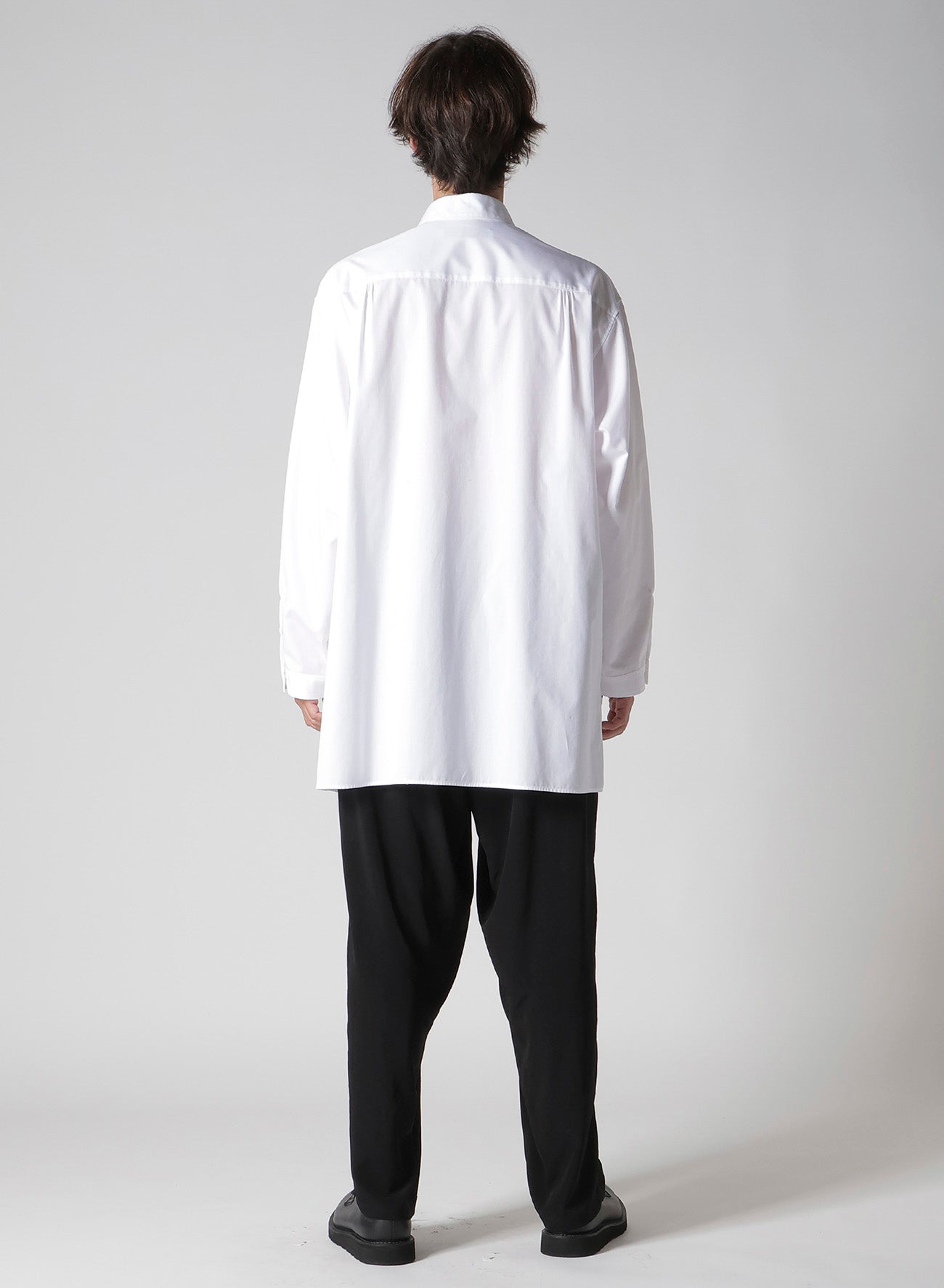 100/2 BROAD SHIRT WITH TAB DETAIL – THE SHOP YOHJI YAMAMOTO