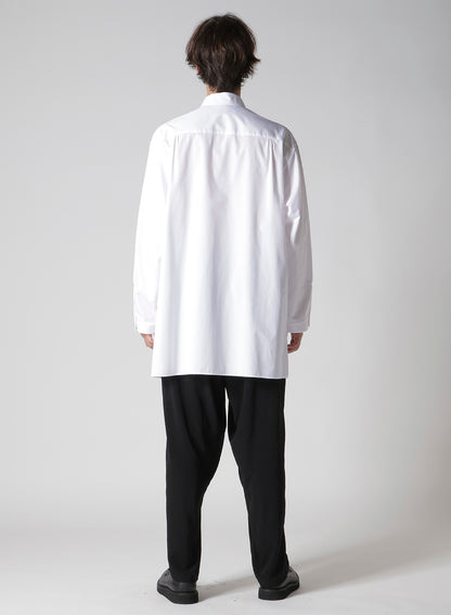 100/2 BROAD SHIRT WITH TAB DETAIL