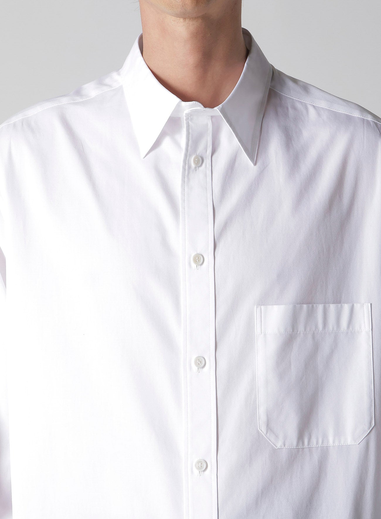 100/2 BROAD SHIRT WITH TAB DETAIL