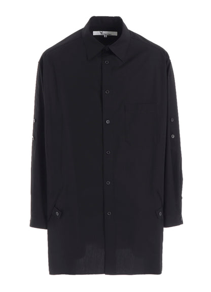 100/2 BROAD SHIRT WITH TAB DETAIL