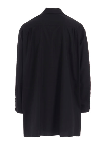 100/2 BROAD SHIRT WITH TAB DETAIL