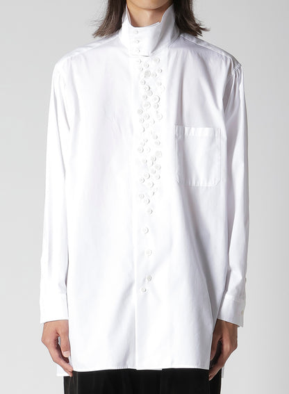 100/2 BROAD LONG SLEEVE SHIRT WITH MANY BUTTONS