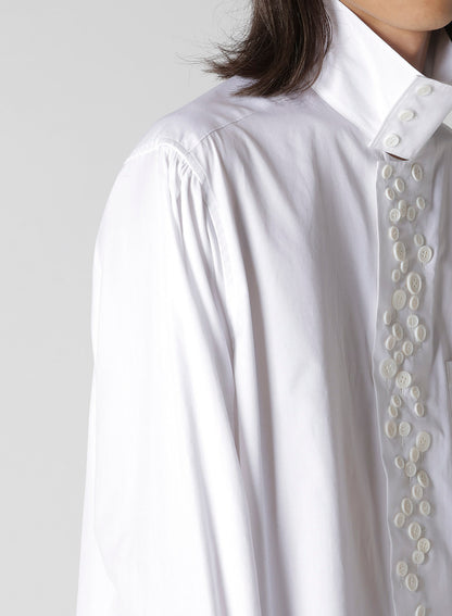 100/2 BROAD LONG SLEEVE SHIRT WITH MANY BUTTONS