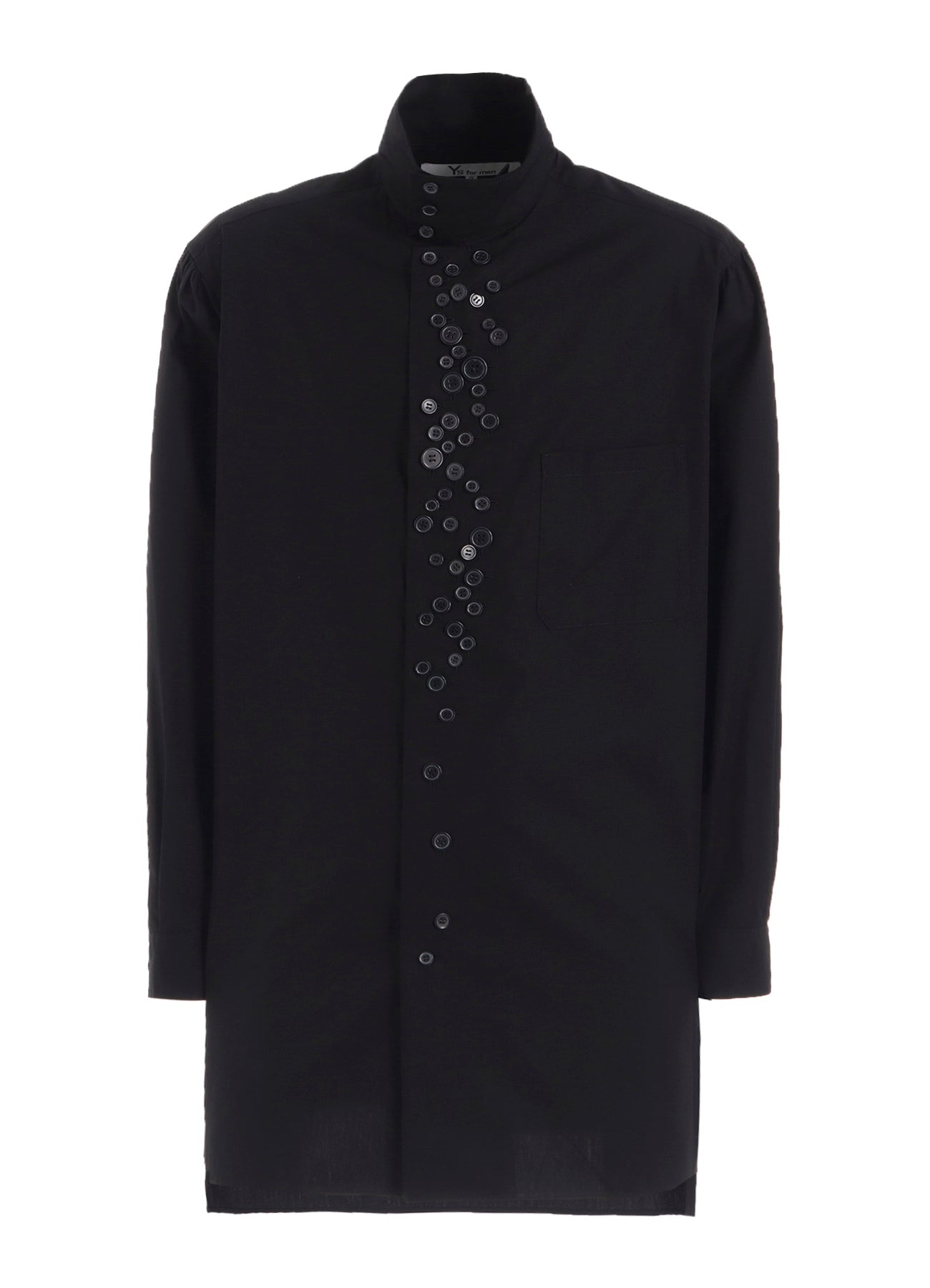 100/2 BROAD LONG SLEEVE SHIRT WITH MANY BUTTONS – THE SHOP YOHJI