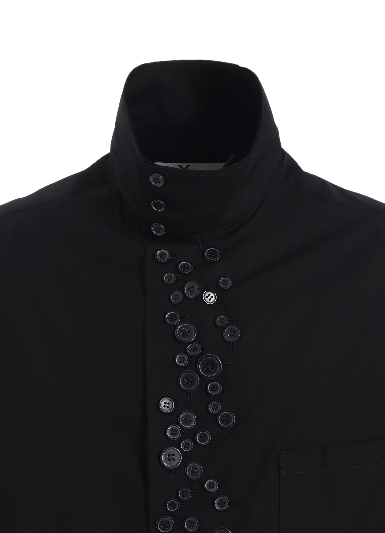 100/2 BROAD LONG SLEEVE SHIRT WITH MANY BUTTONS – THE SHOP YOHJI