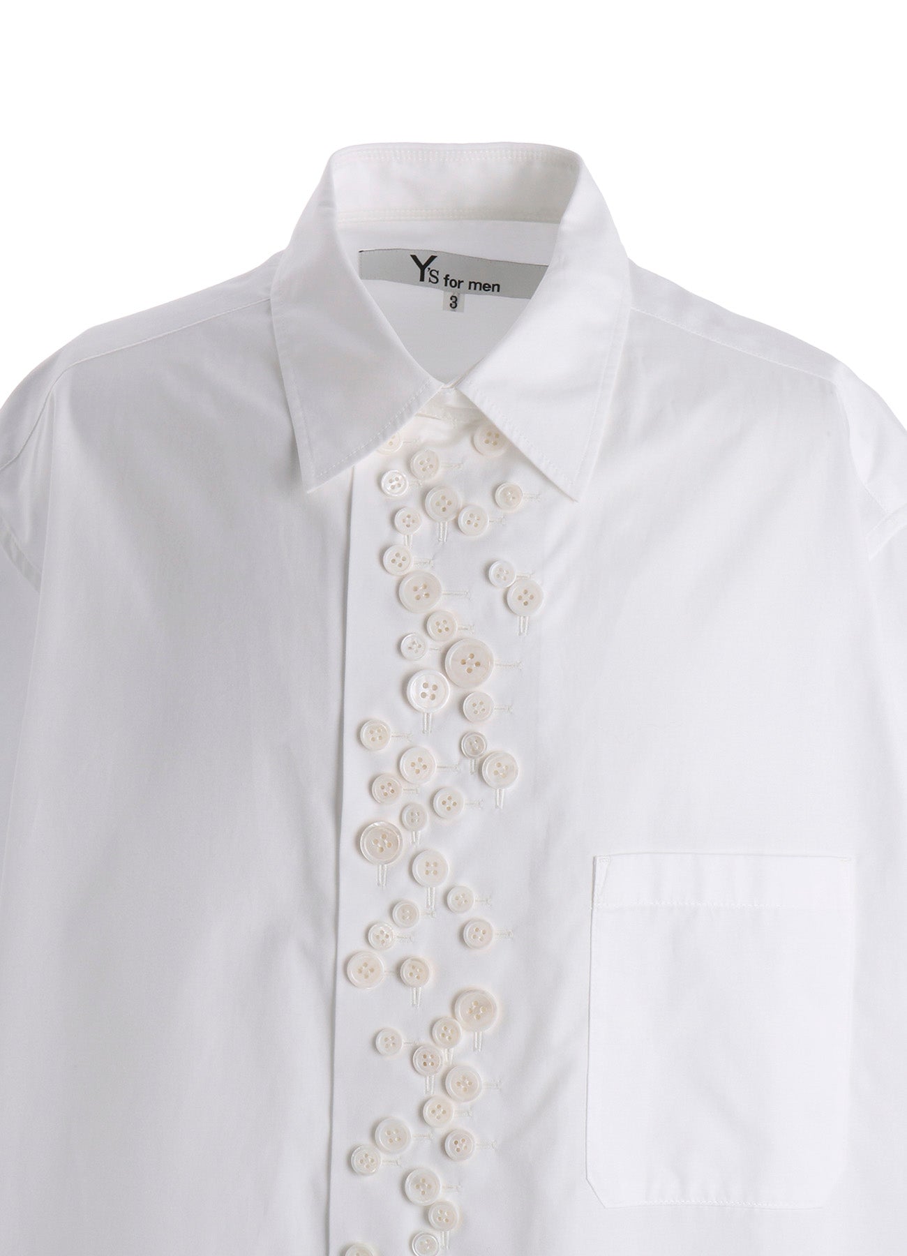 100/2 BROAD SHORT SLEEVE SHIRT WITH MANY BUTTONS