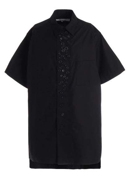 100/2 BROAD SHORT SLEEVE SHIRT WITH MANY BUTTONS