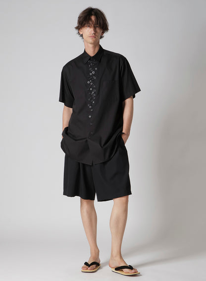 100/2 BROAD SHORT SLEEVE SHIRT WITH MANY BUTTONS