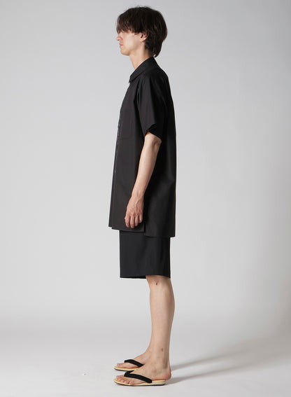 100/2 BROAD SHORT SLEEVE SHIRT WITH MANY BUTTONS