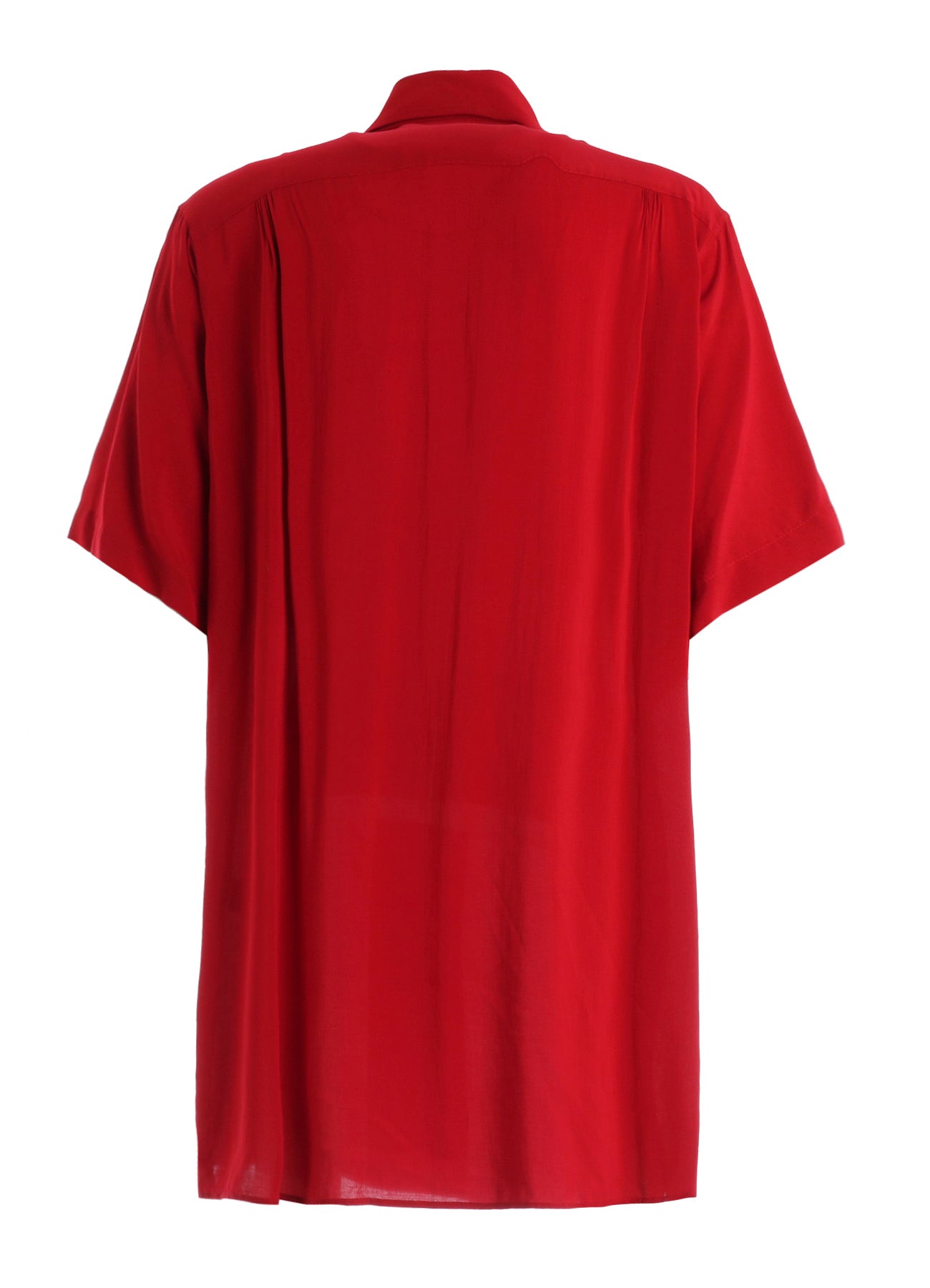 RAYON SHORT SLEEVE SHIRT WITH MANY BUTTONS