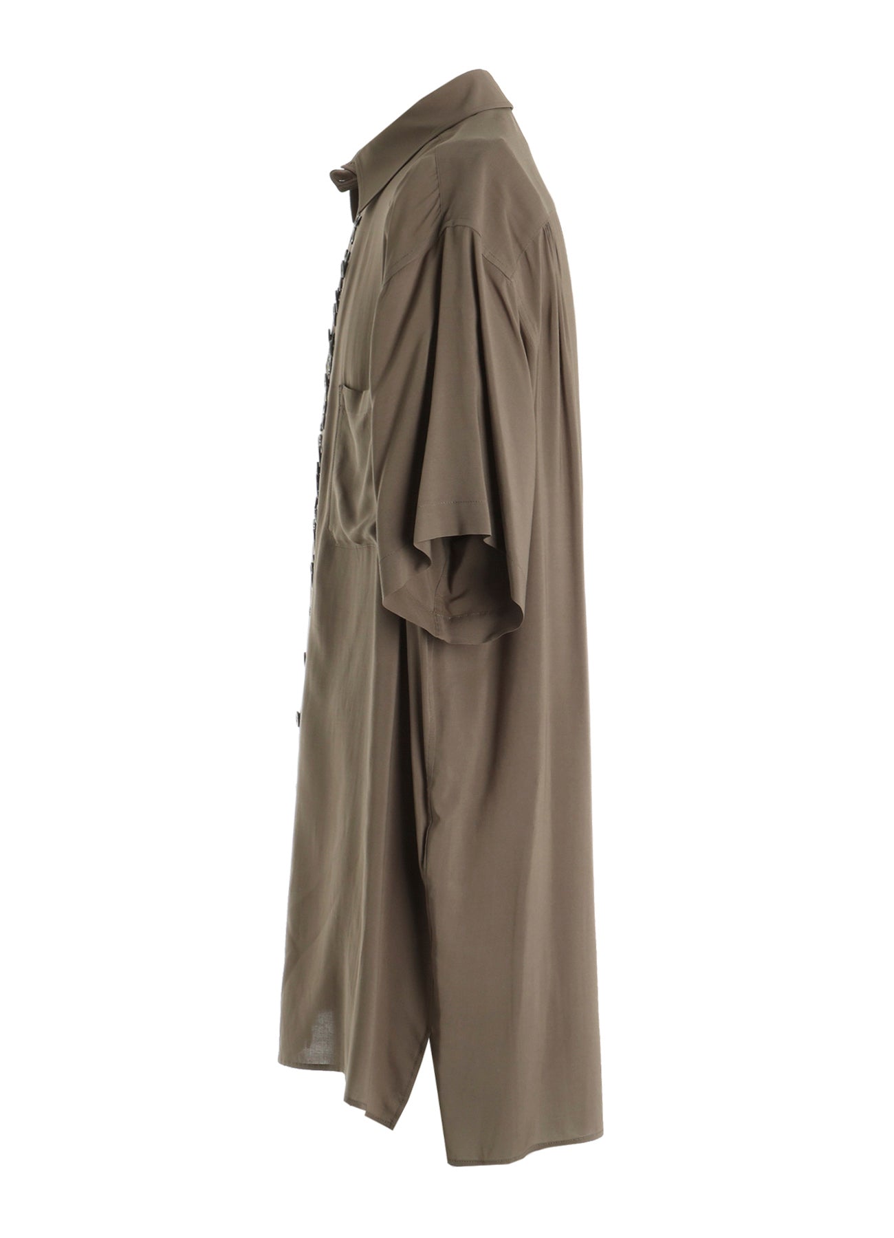 RAYON SHORT SLEEVE SHIRT WITH MANY BUTTONS – THE SHOP YOHJI YAMAMOTO