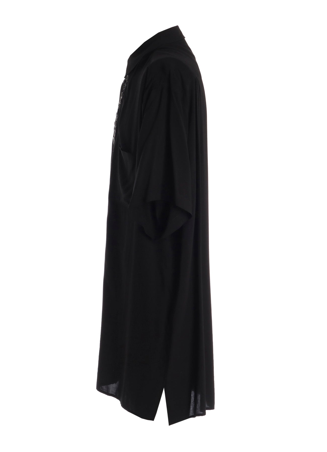 RAYON SHORT SLEEVE SHIRT WITH MANY BUTTONS – THE SHOP YOHJI YAMAMOTO