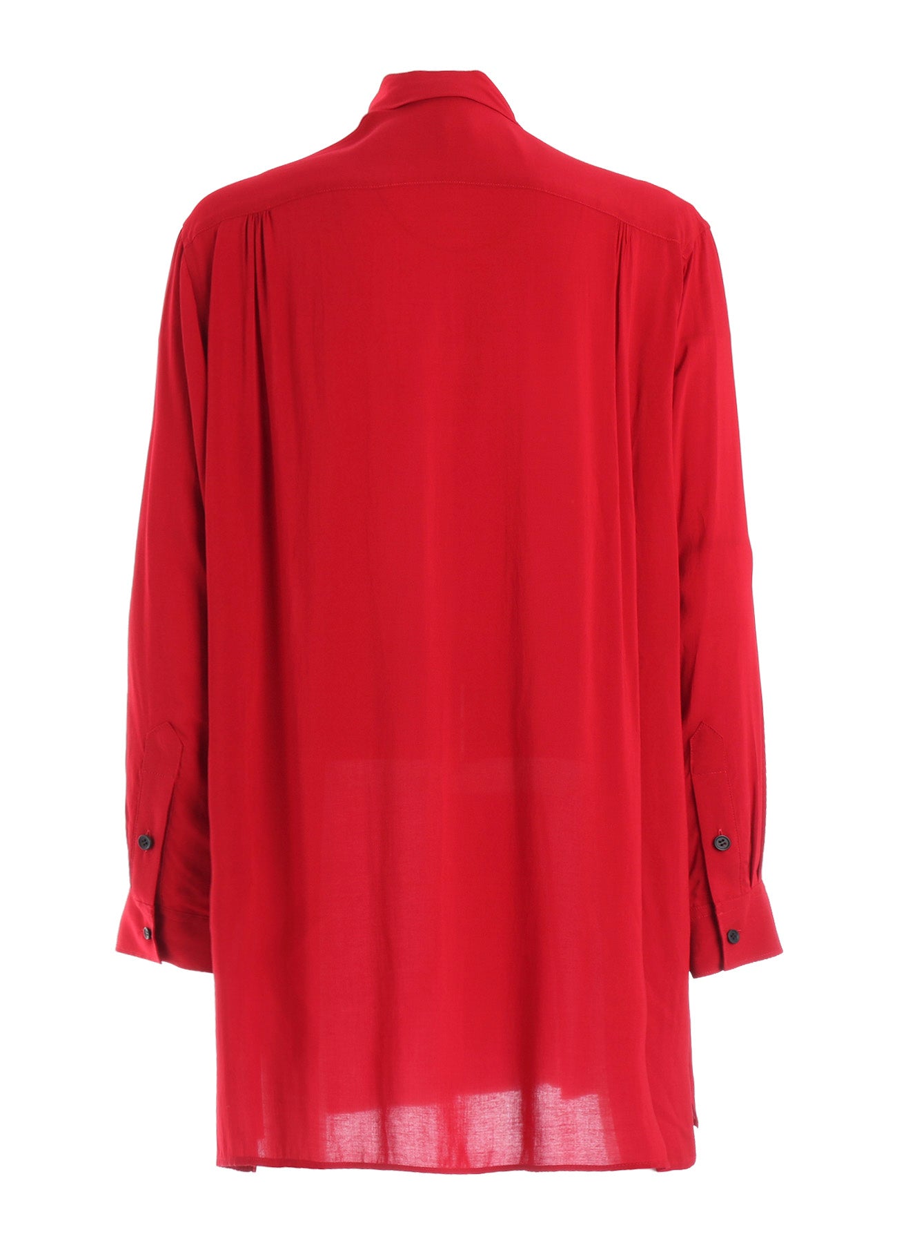 RAYON LONG SLEEVE SHIRT WITH MANY BUTTONS – THE SHOP YOHJI YAMAMOTO