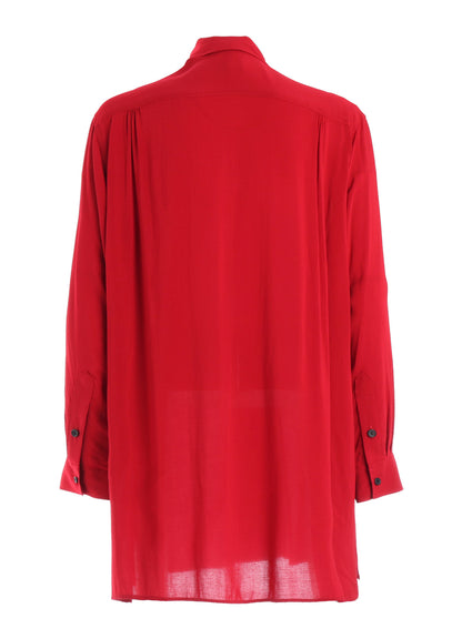 RAYON LONG SLEEVE SHIRT WITH MANY BUTTONS