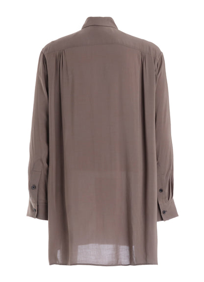 RAYON LONG SLEEVE SHIRT WITH MANY BUTTONS