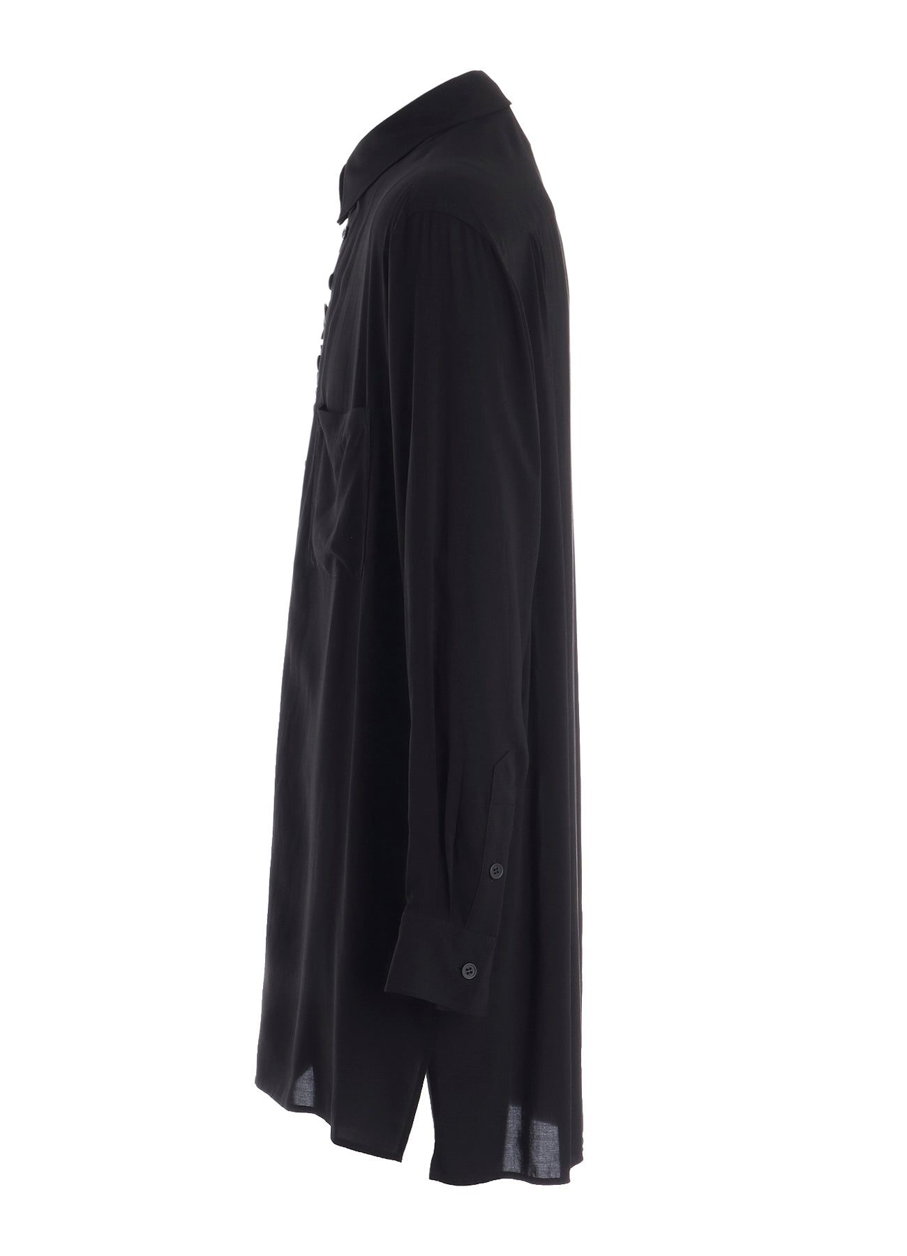 RAYON LONG SLEEVE SHIRT WITH MANY BUTTONS