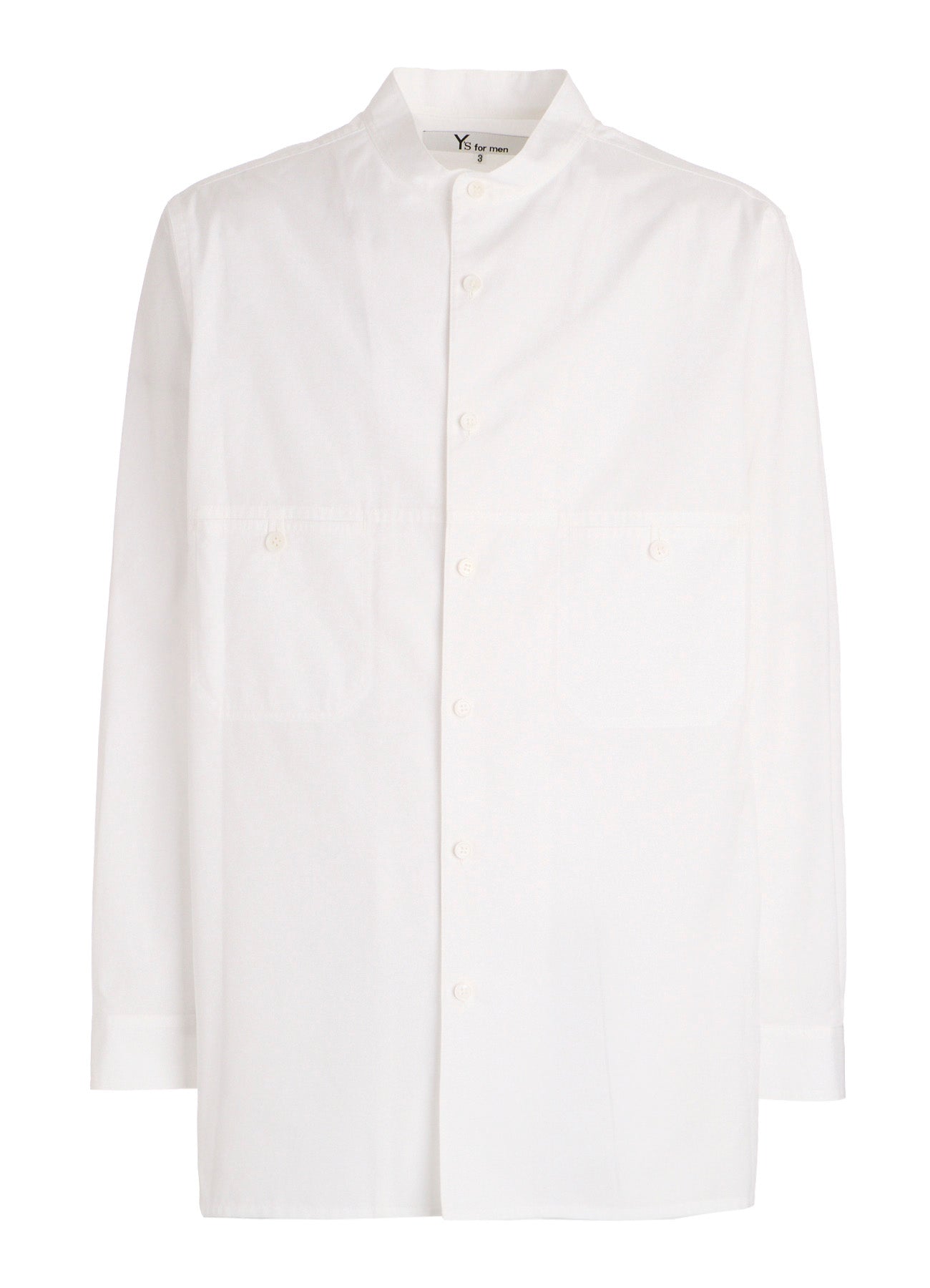 CHEST PANEL STAND-COLLAR SHIRT – THE SHOP YOHJI YAMAMOTO