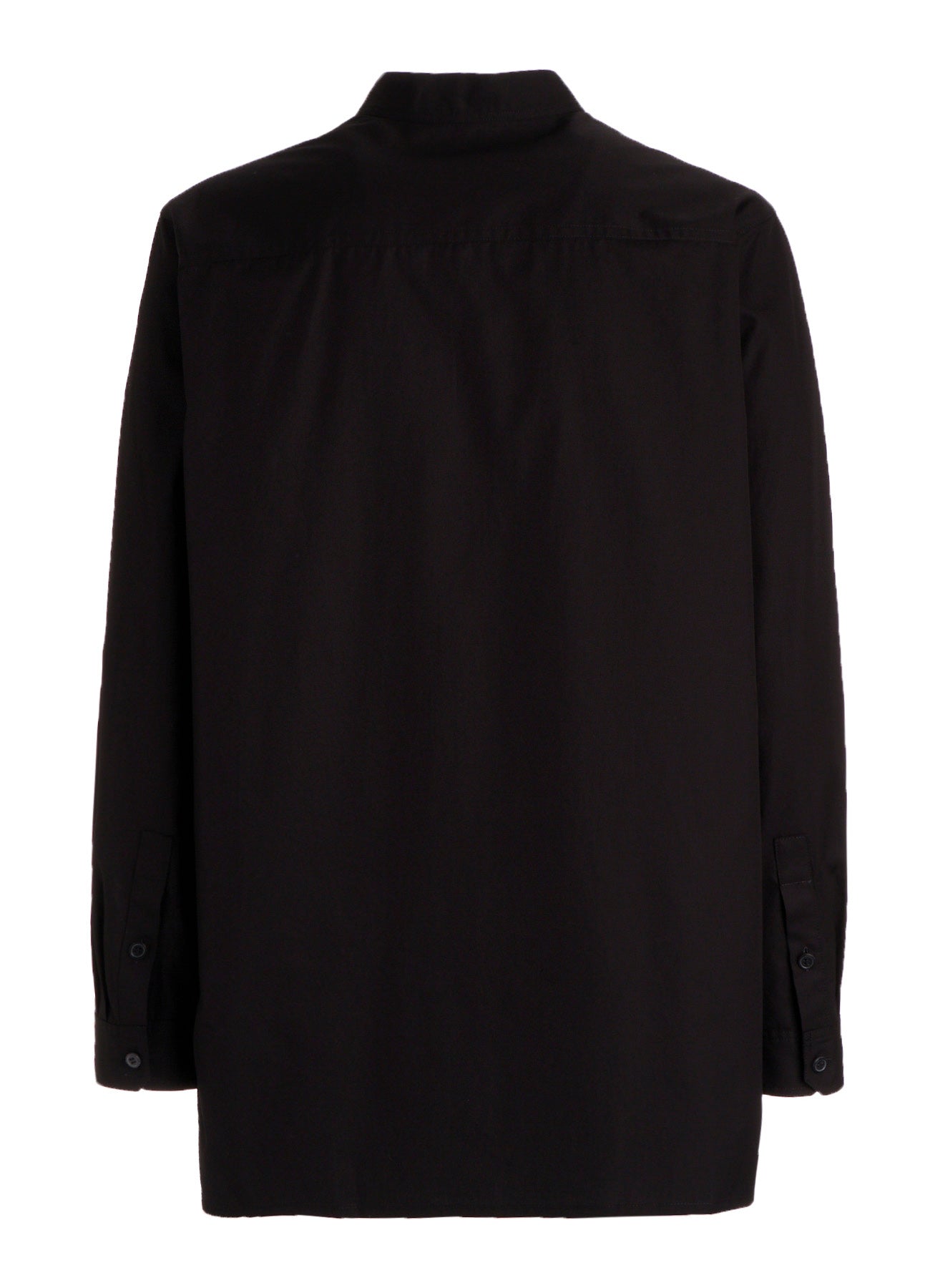 CHEST PANEL STAND-COLLAR SHIRT