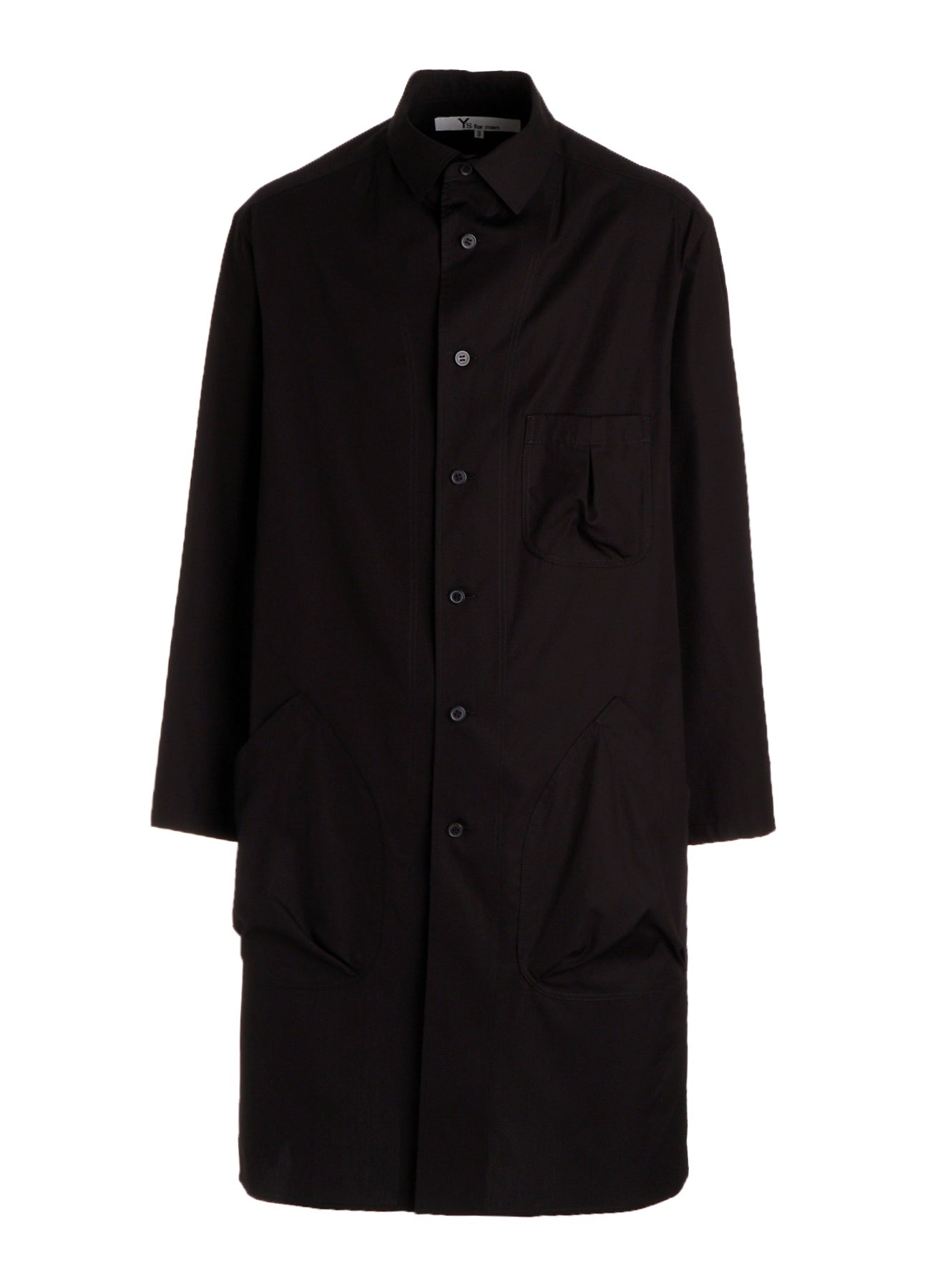 FRONT-POCKET LONG SHIRT