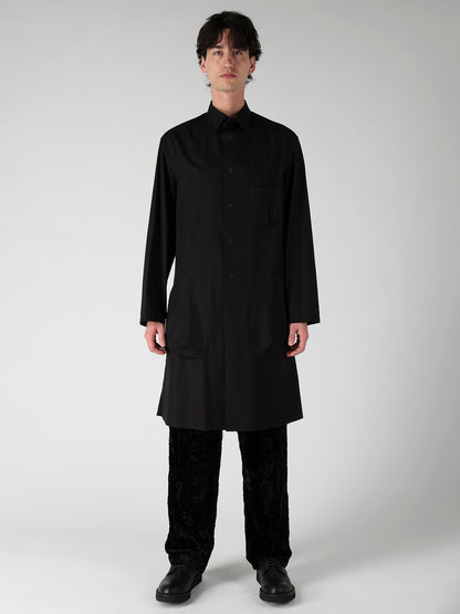 FRONT-POCKET LONG SHIRT