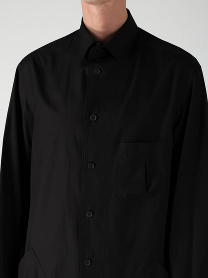 FRONT-POCKET LONG SHIRT