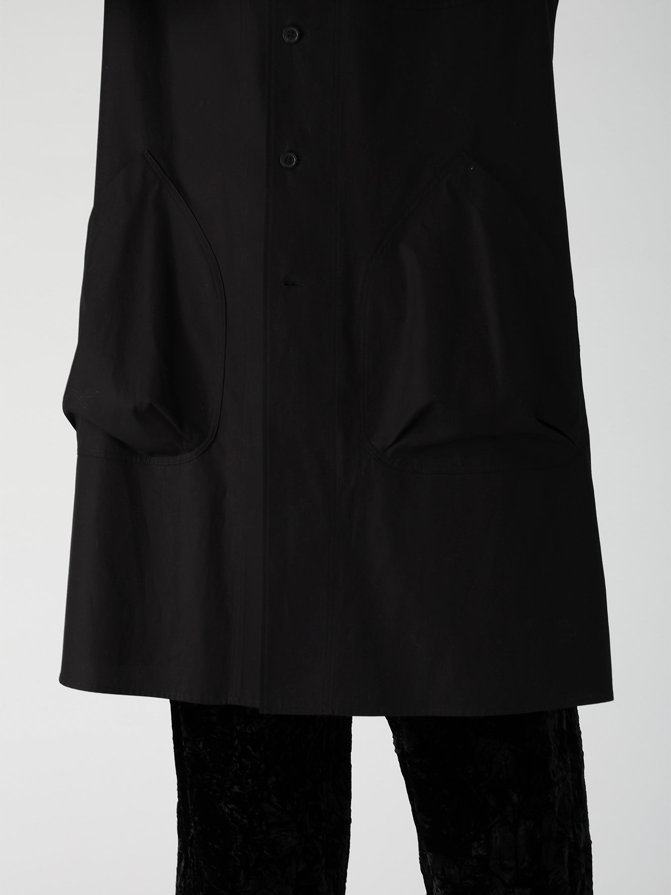 FRONT-POCKET LONG SHIRT
