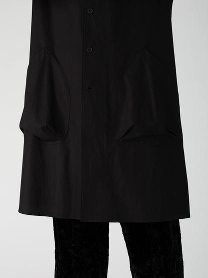 FRONT-POCKET LONG SHIRT