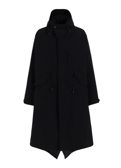 NYLON TASLAN MOD COAT WITH THINSULATE