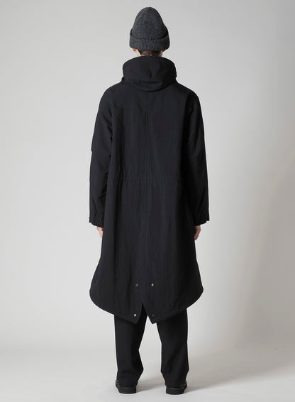 NYLON TASLAN MOD COAT WITH THINSULATE